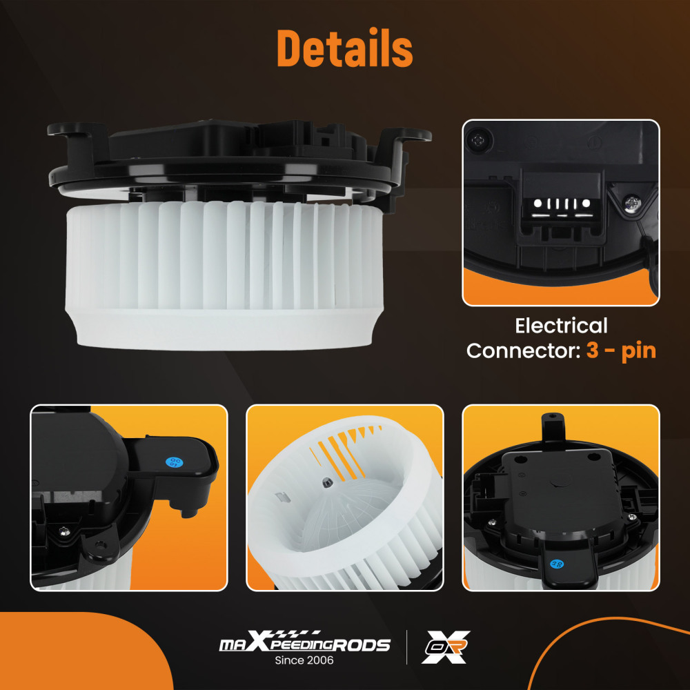 HVAC Blower Motor w/ Fan Cage compatible for Lexus GS450h 2007-2011 compatible for Lexus GS460 2008-2011