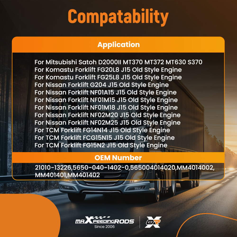 Pompe à Eau for Komastu Chariot élévateur FG20L8 J15 MM4014002 Aluminium