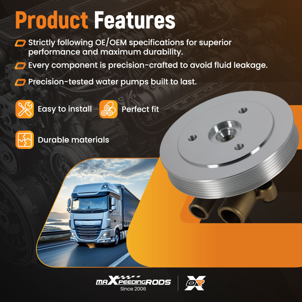 Pompe à Eau Laiton compatible pour Volvo Penta 4.3L 5.0L V8 V6 GXI GL Marine 21212799