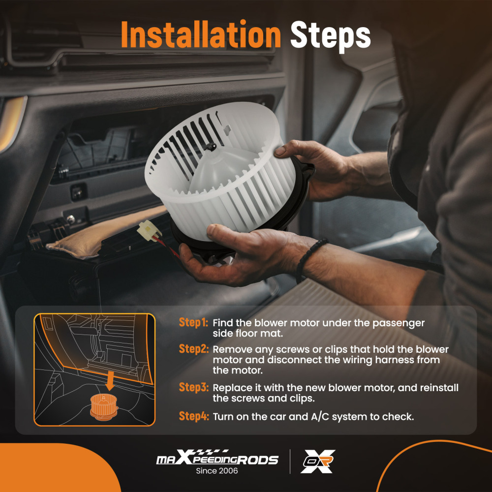 Heater Motor Assembly compatible for Jeep Grand Cherokee compatible for VW Touareg 4778417 4720009 700010