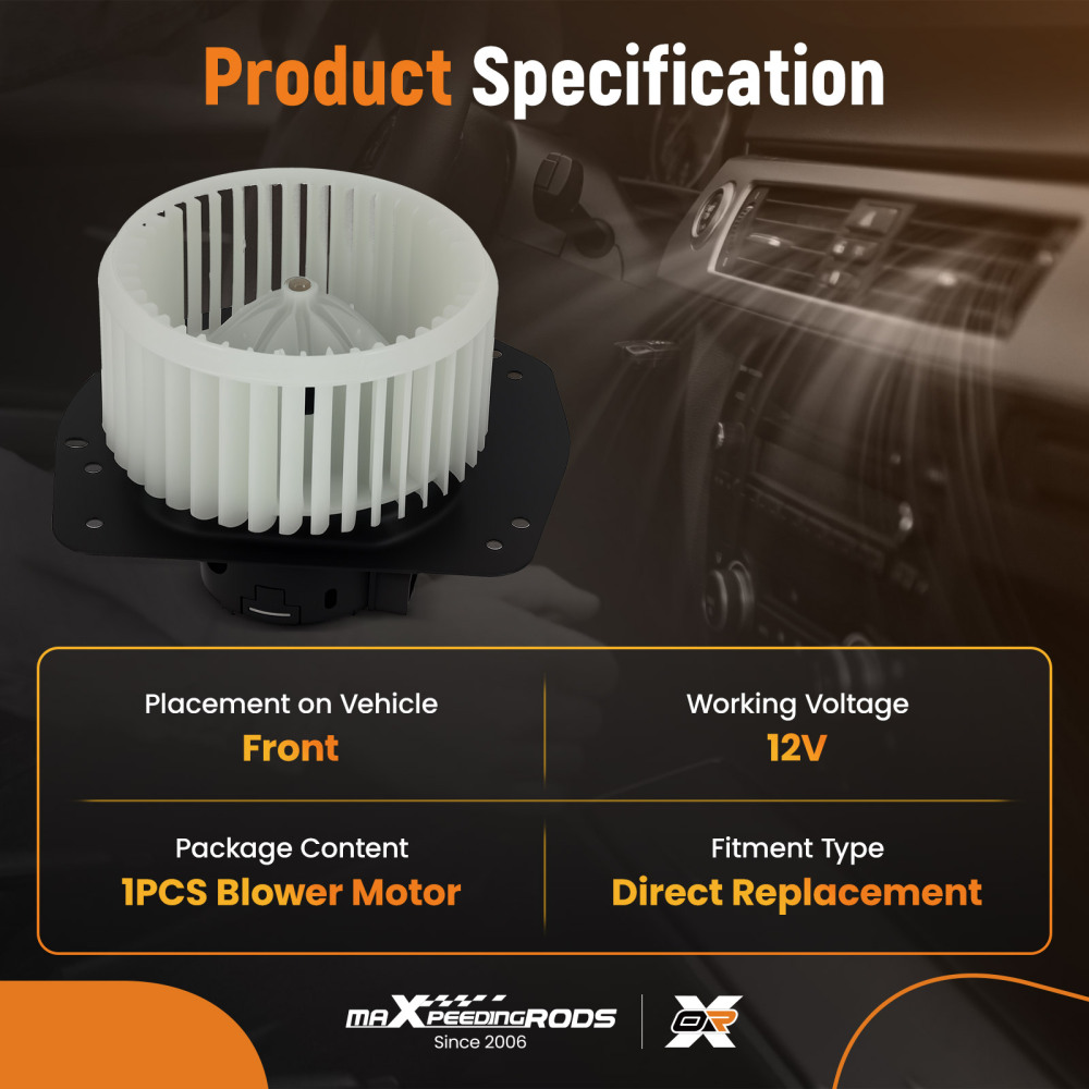 Compatible for AC Blower Heater Motor compatible for Ford Bronco Country Squire Courier Crown Victoria