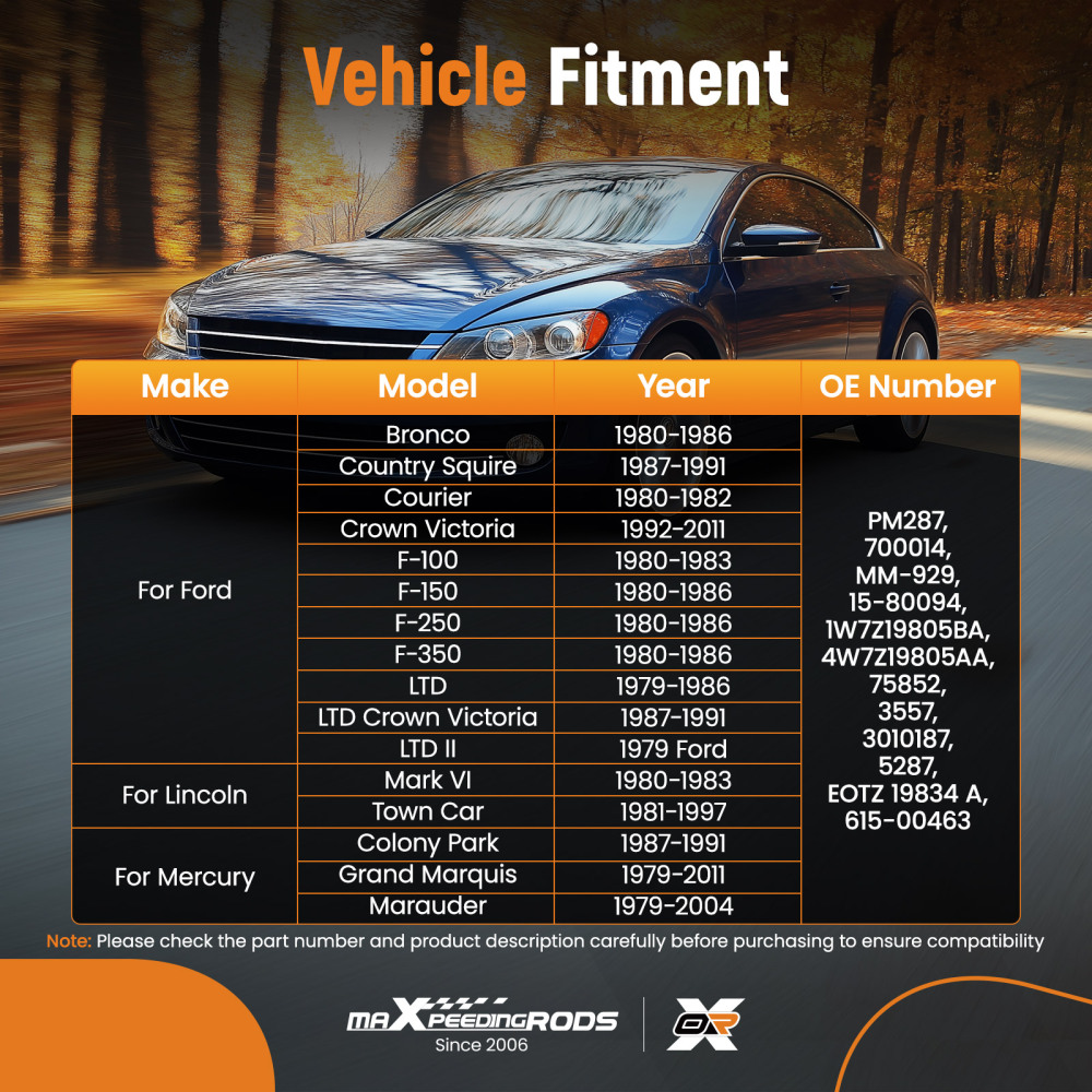 Compatible for AC Blower Heater Motor compatible for Ford Bronco Country Squire Courier Crown Victoria