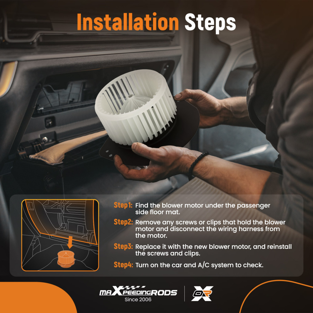 Compatible for AC Blower Heater Motor compatible for Ford Bronco Country Squire Courier Crown Victoria