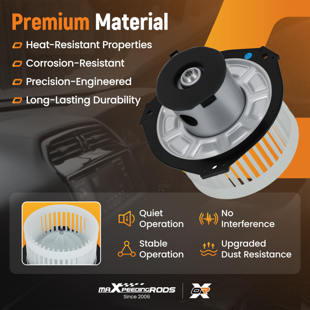 A/C Heater Blower Motor W/ Fan compatible for Chevrolet Trailblazer compatible for EXT GMC Envoy 700109