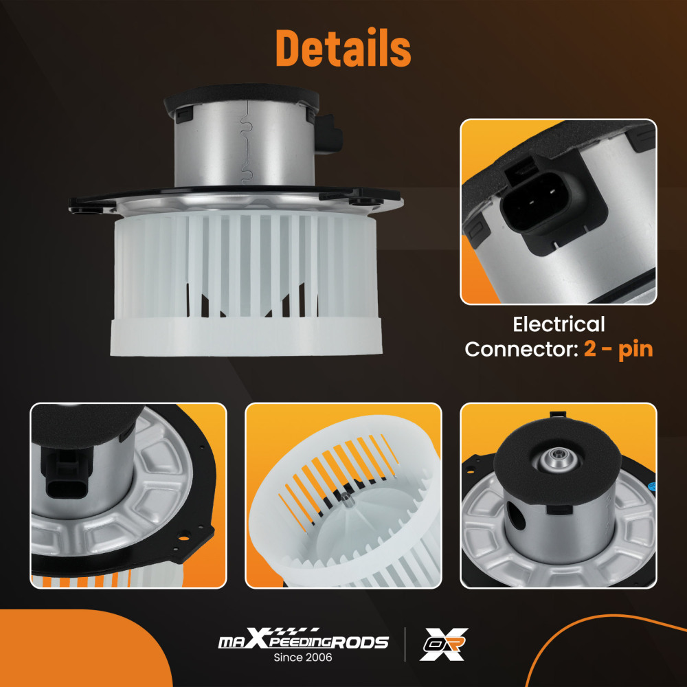 A/C Heater Blower Motor W/ Fan compatible for Chevrolet Trailblazer compatible for EXT GMC Envoy 700109