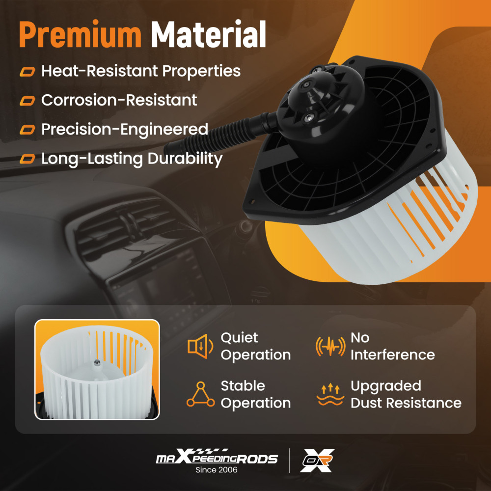 Heater A/C Blower Motor Fan compatible for Mitsubishi Lancer 2008-2017 Outlander V6 700239