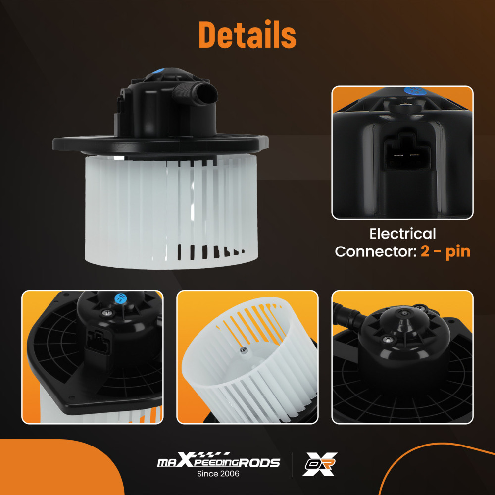 Heater A/C Blower Motor Fan compatible for Mitsubishi Lancer 2008-2017 Outlander V6 700239