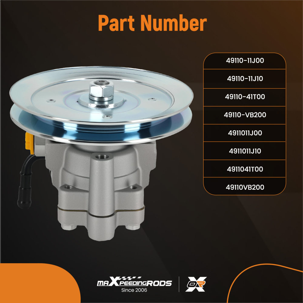Power Steering Pump With Reservoir compatible for Nissan Patrol GQ Y60 TD42 49110-41T00