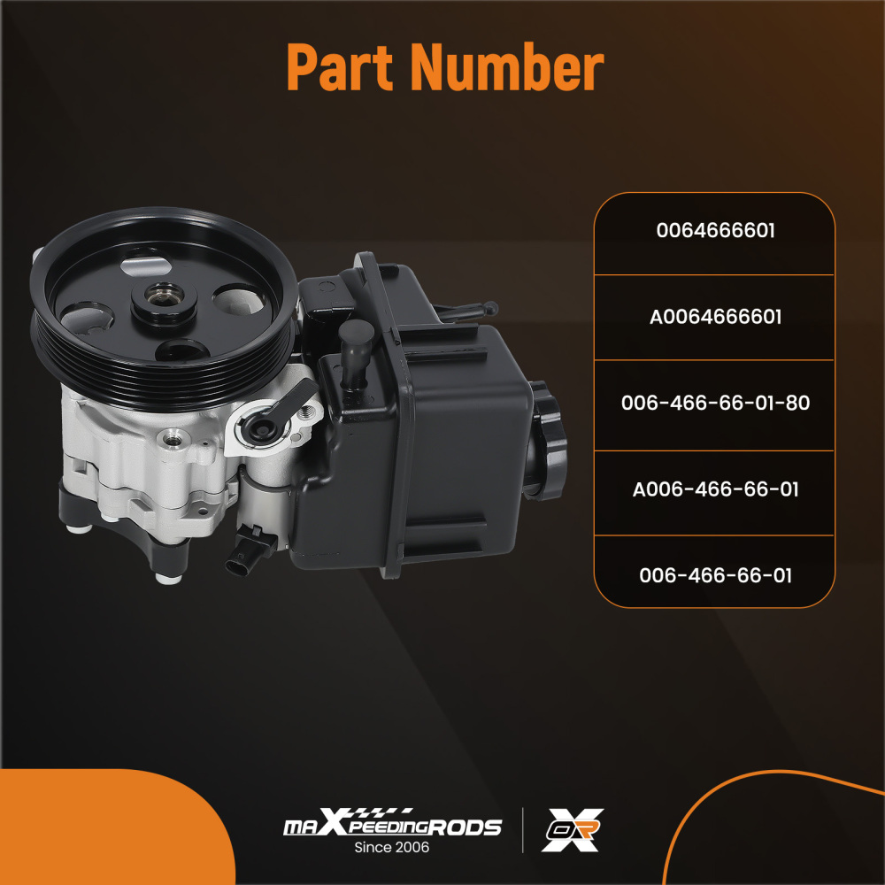 Power steering pump for Mercedes Vito W639 Sprinter W906 Diesel OM651 A0064666601