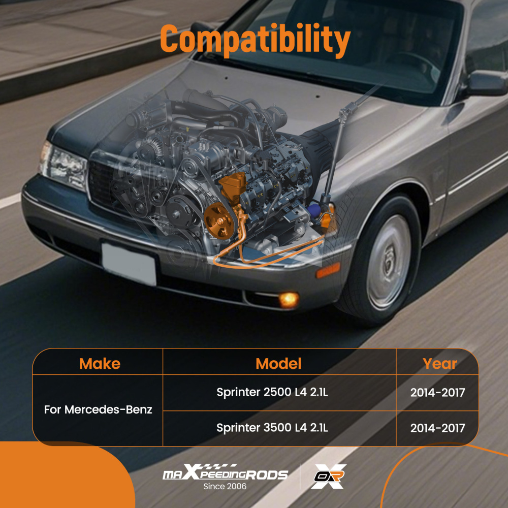 Power steering pump for Mercedes Vito W639 Sprinter W906 Diesel OM651 A0064666601