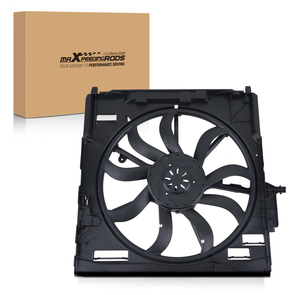 Cooling Fan compatible for BMW X5 3.0L/4.8L 07-2010 17428618240 17427533558 17427598740
