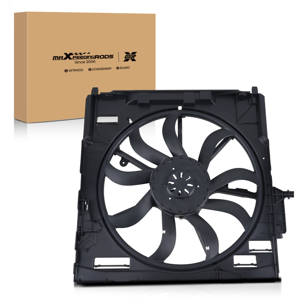 Cooling Fan compatible for BMW X5 3.0L/4.8L 07-2010 17428618240 17427533558 17427598740