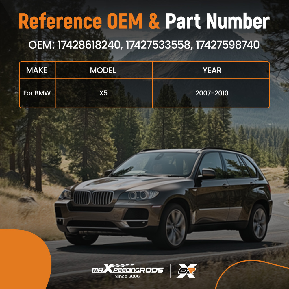 Cooling Fan compatible for BMW X5 3.0L/4.8L 07-2010 17428618240 17427533558 17427598740