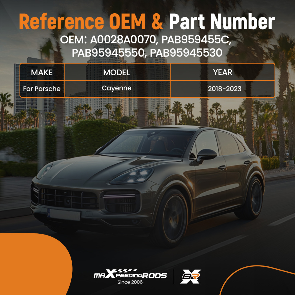 Cooling Fan compatible for Porsche Cayenne 2018-2023 PAB959455C PAB95945550 PAB95945530