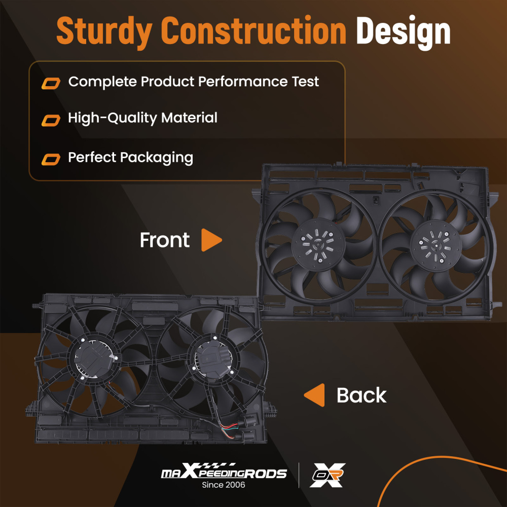 Cooling Fan compatible for Porsche Cayenne 2018-2023 PAB959455C PAB95945550 PAB95945530