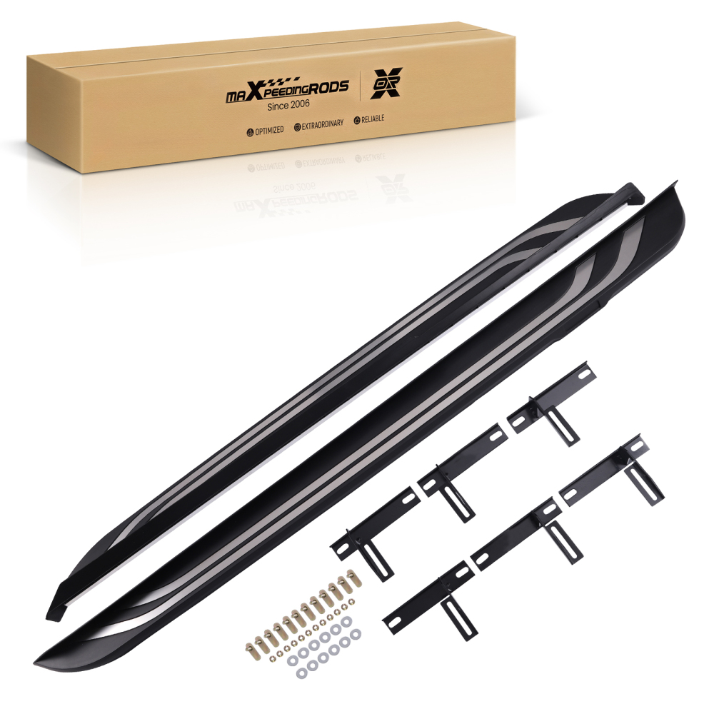 5 Wide Running Board Side Step compatible for Toyota RAV4 19-24 300lbs Capacity Black