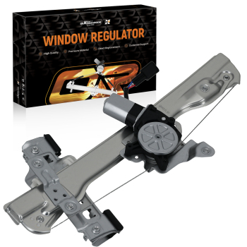 Power Window Regulator Assembly compatible for Chevrolet Sonic 2012-20 Front Left w/ Motor