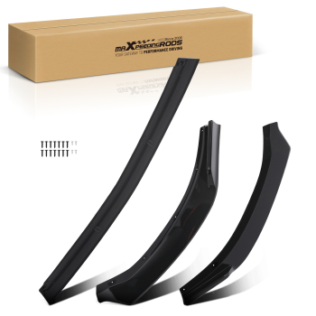 Front Aero Lip Kit compatible for Mercedes W177 V177 A-Class 2018+ Black Painted