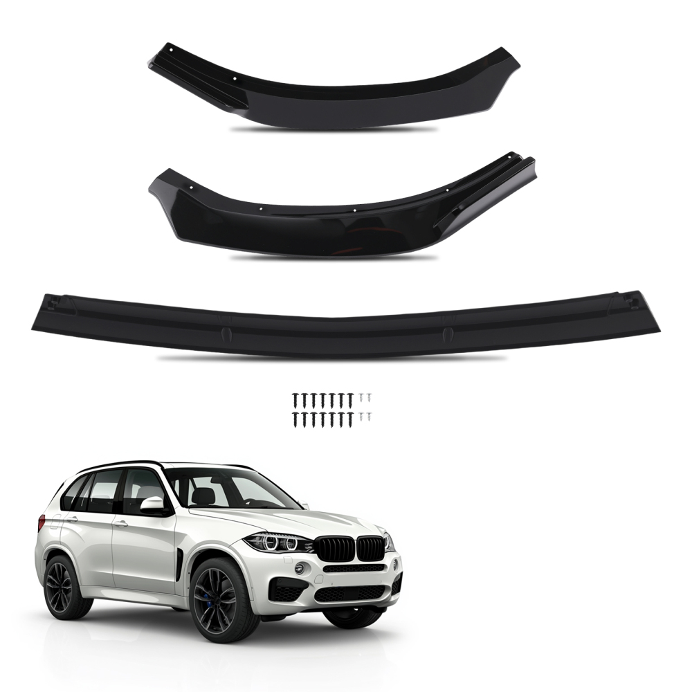 Front Aero Lip Kit compatible for Mercedes W177 V177 A-Class 2018+ Black Painted