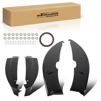 Front Bumper Lip Spoiler Splitter Gloss compatible for BMW E82 128i 135i M Sport 2007-2013