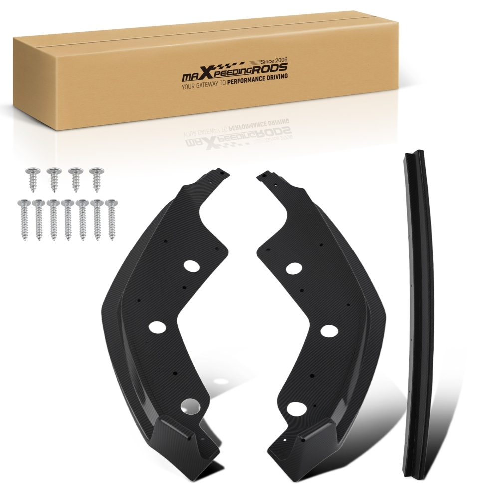 Carbon Fiber FRONT BUMPER SPOILER LIP FOR 2019-22 compatible for BMW 3 SERIES G20 M340I M SPORT