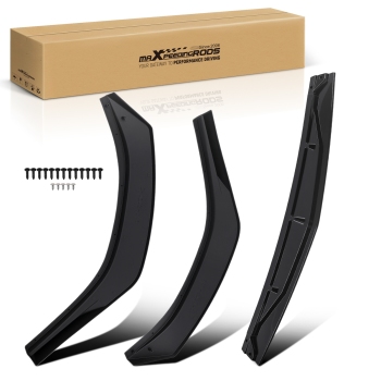 Bumper Front Lip M Style compatible for Hyundai Sonata 2020-2023 Lower Splitter Gloss Black