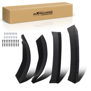 Black Front Bumper Splitter Kit compatible for Honda Accord 2023-2025 M Style Plastic