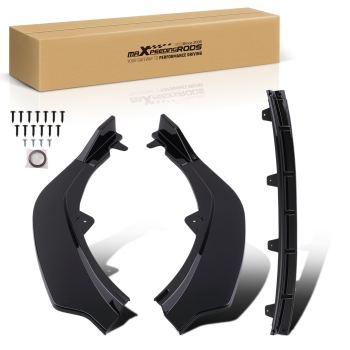 Gloss Black Front Body Kit compatible for Toyota Camry SE XSE 21-22 Bumper Lip Protection