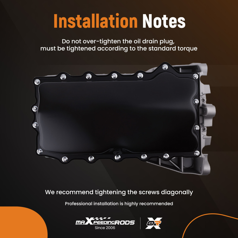 Aluminum Oil Pan compatible for VW Golf Jetta New Beetle 2002-2010 6A103601AC Engine Parts