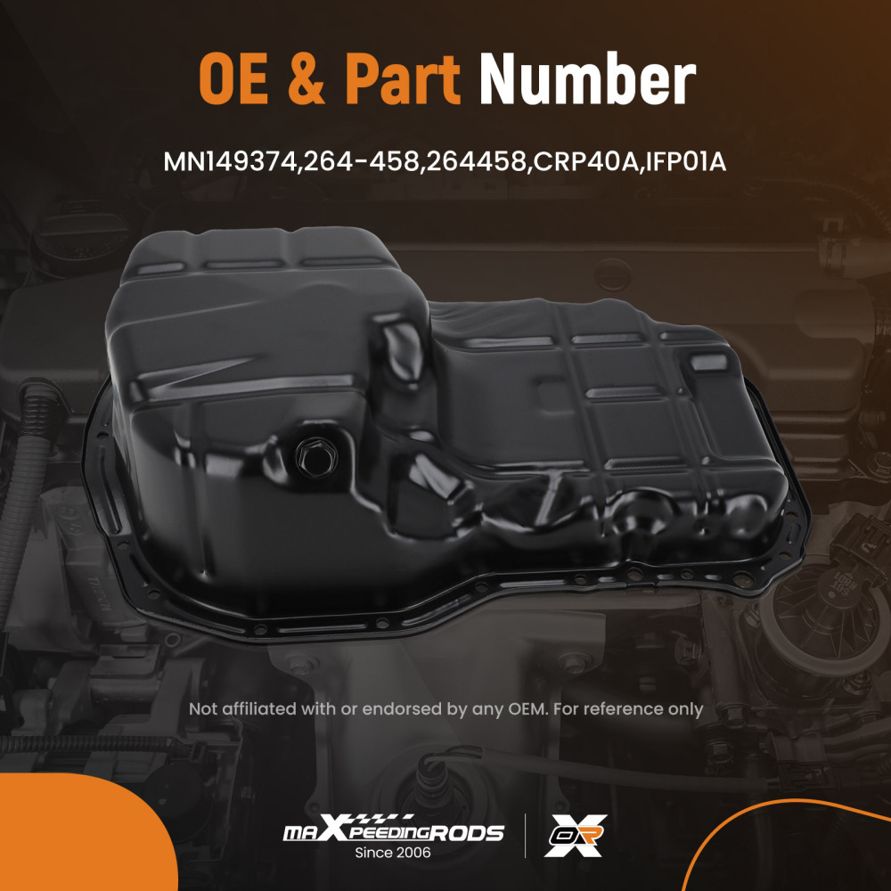 Engine Oil Assembly compatible for Mitsubishi Galant 2.4L 2004-12 MN149374 Steel