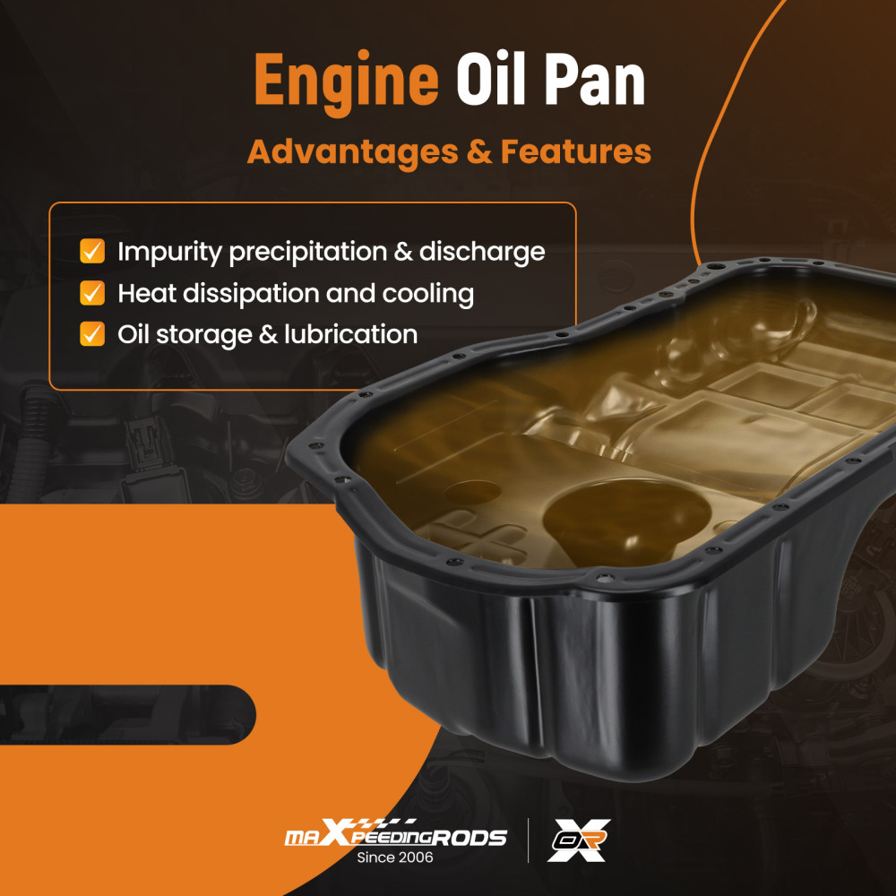 Engine Oil Assembly compatible for Mitsubishi Galant 2.4L 2004-12 MN149374 Steel