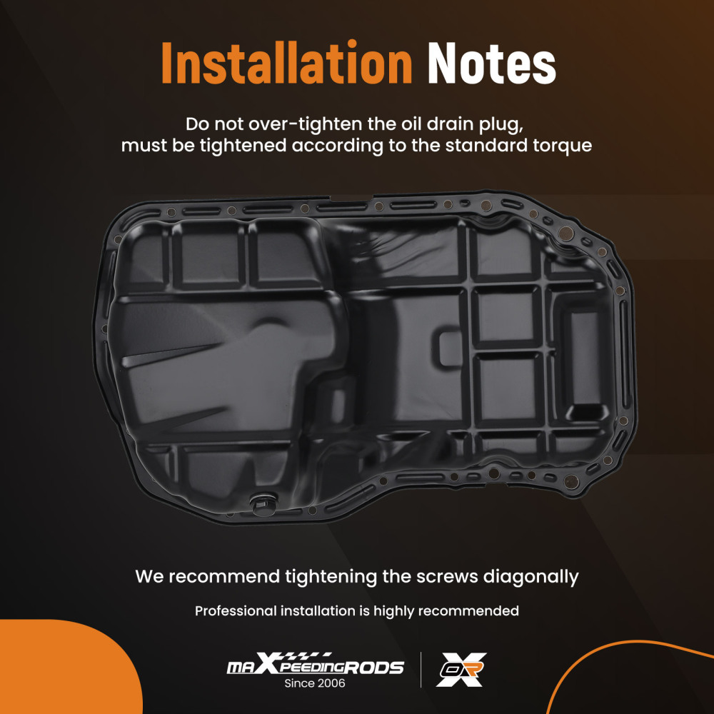 Engine Oil Assembly compatible for Mitsubishi Galant 2.4L 2004-12 MN149374 Steel