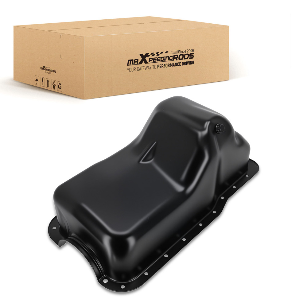 Engine Oil Pan Assembly compatible for Ford F-150 Bronco 5.0L V8 1980-1996 F1TZ6675A