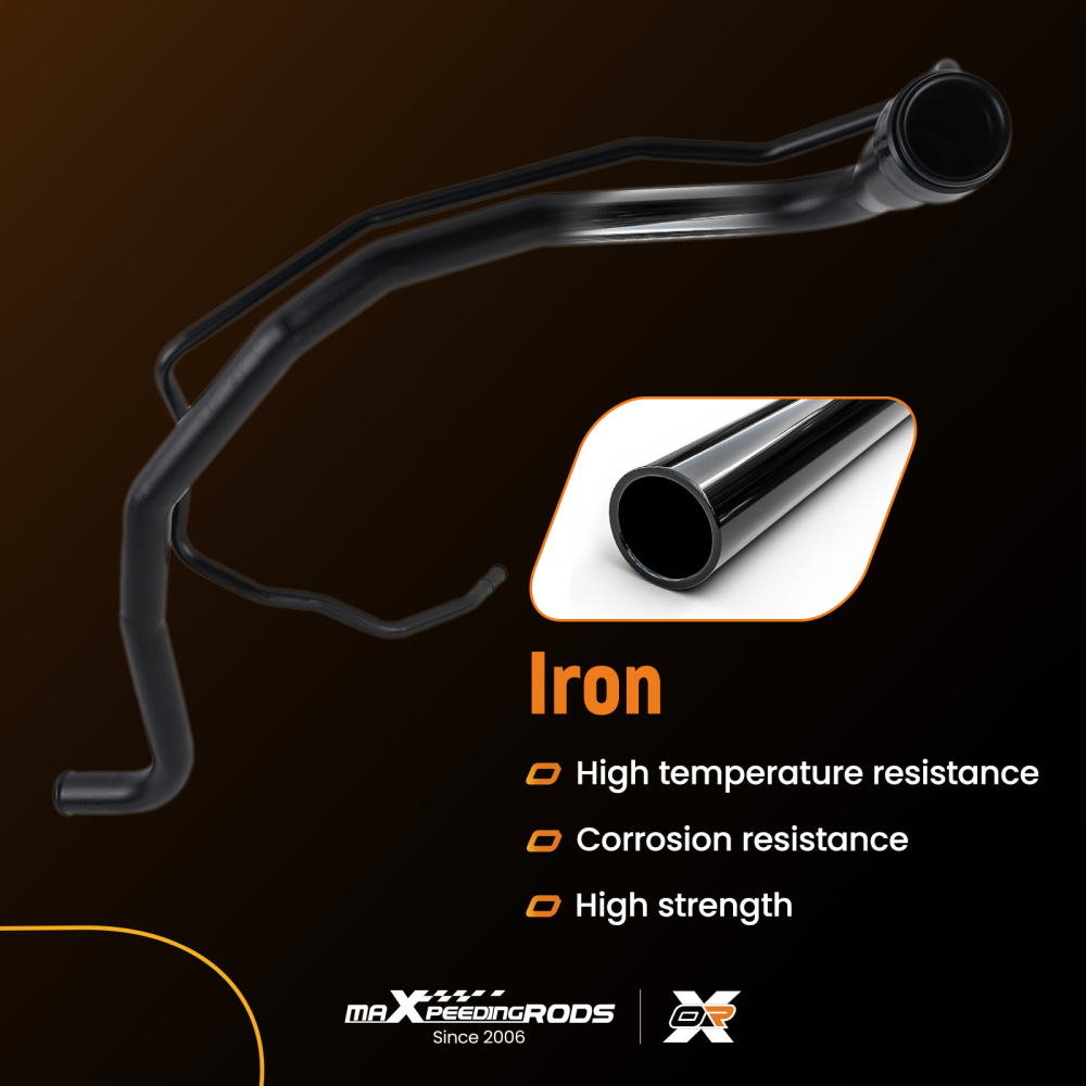 New Fuel Filler Pipe Assembly compatible for Toyota Corolla E12 2001-2008 7720112591 Black