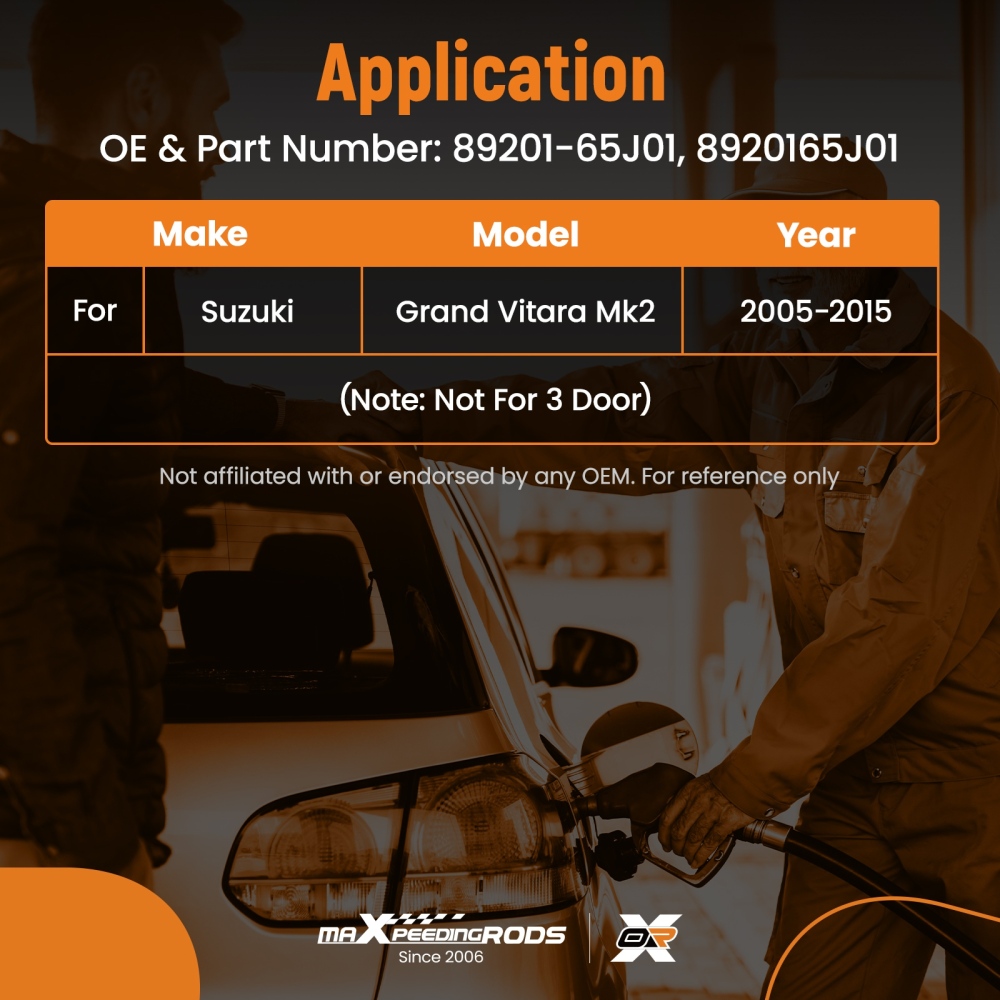 Bocchettone di riempimento del serbatoio compatibile per SUZUKI GRAND VITARA MK2 2005-2015