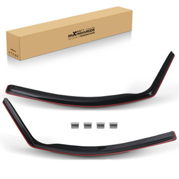 Wind Deflectors compatible for VW Caddy 2004-2020 Outside Mount Black Tinted 4pc Set