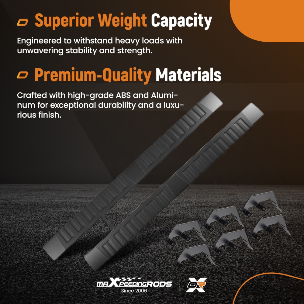 6 Inch Running Boards compatible for Ford F-150 Super Cab 2015-2025 Left Right Anti-Slip