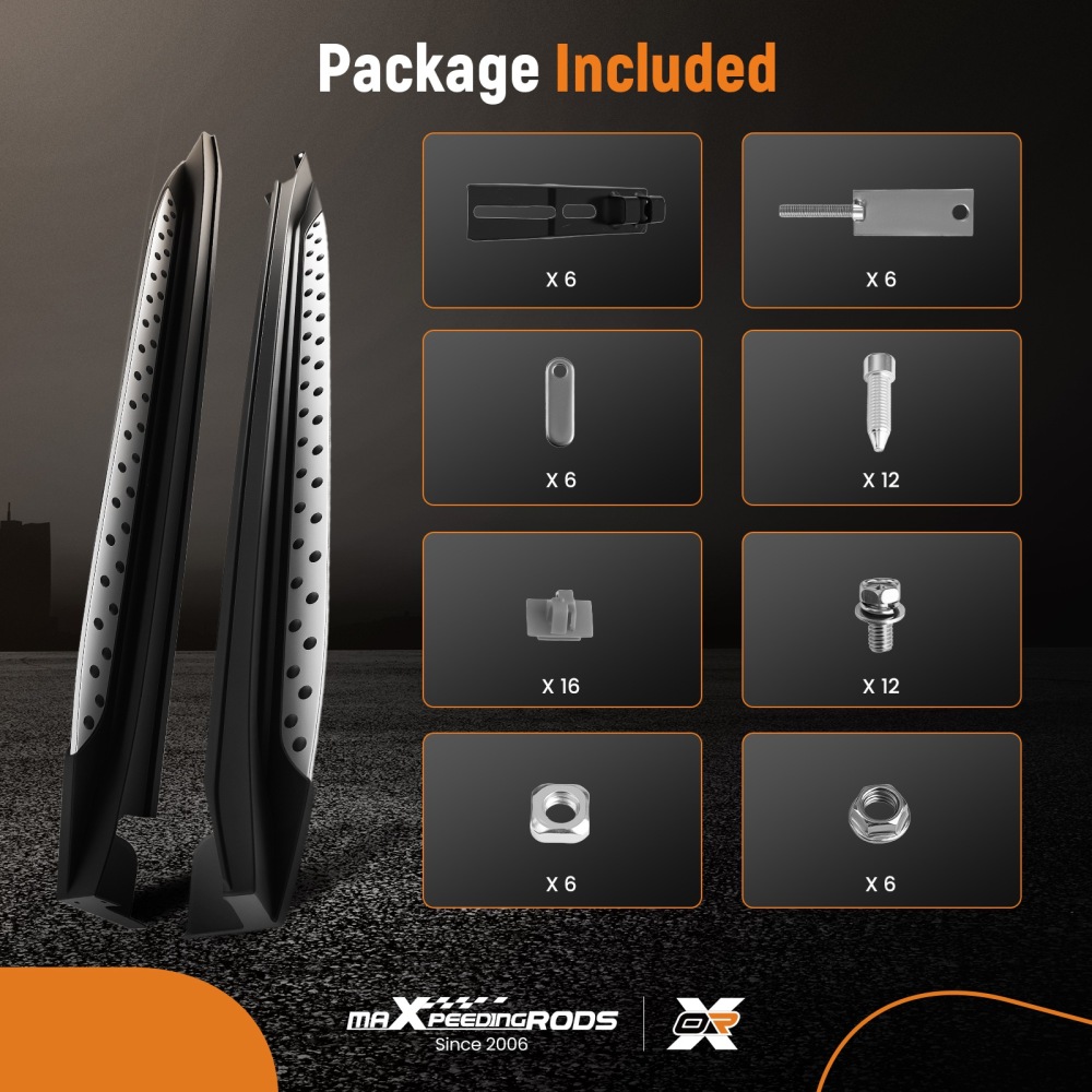 Aluminum Side Steps compatible for Hyundai Tucson TL MK3 2015-2020 Running Boards Non-Slip