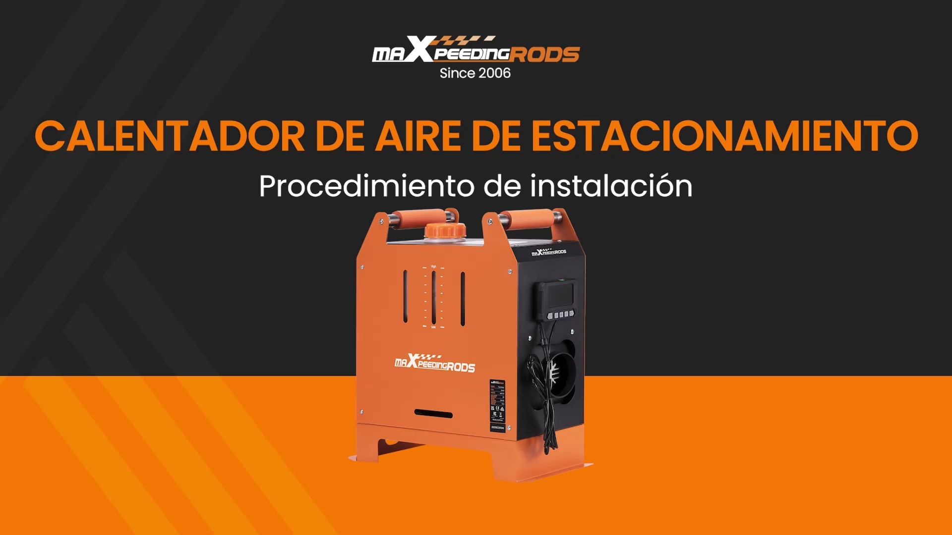 Calentador de aire de 5kW 5000W 12V Calentador de aire a distancia LCD PKW