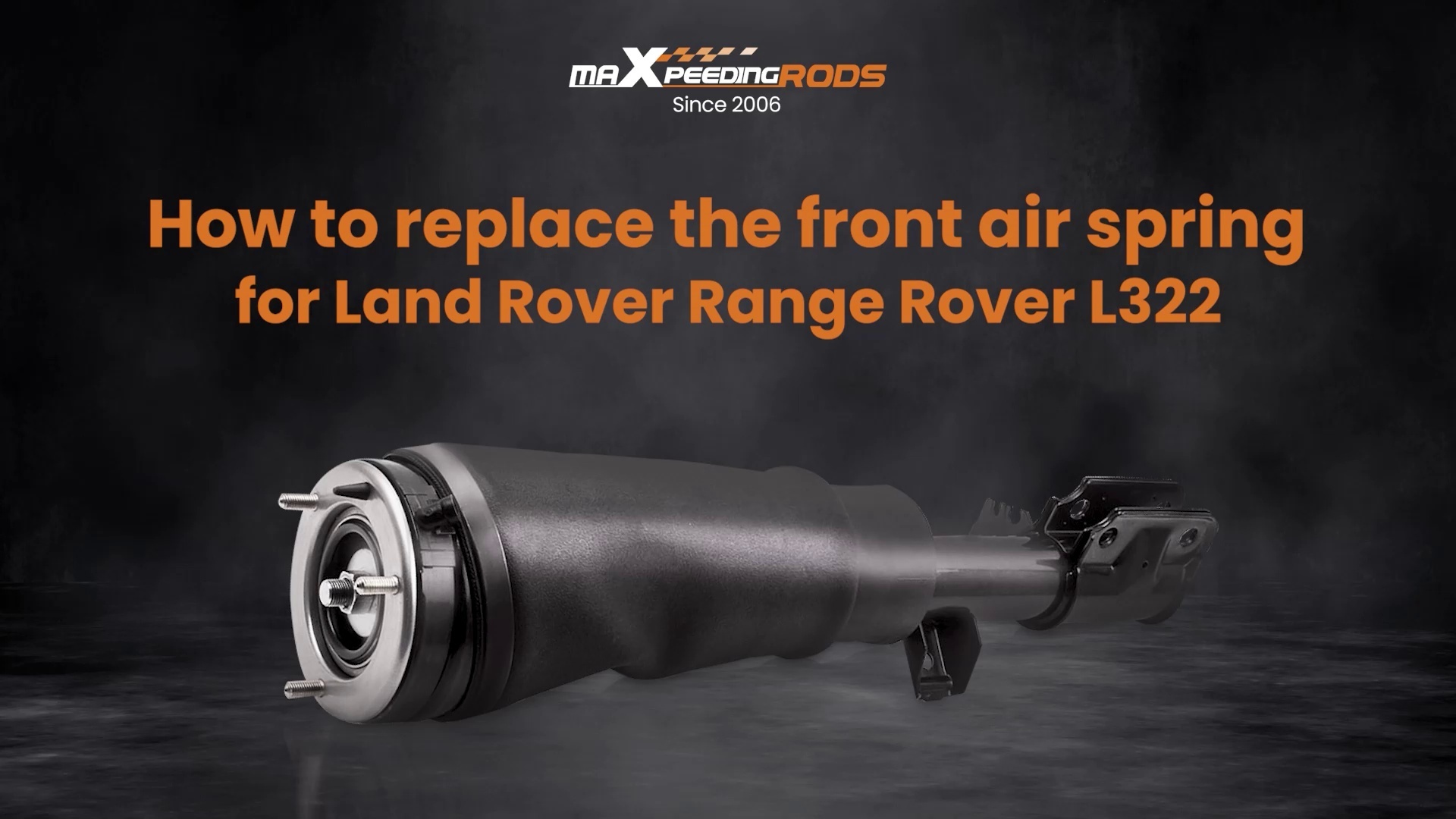 Air Suspension Spring Strut Front Left compatible for Land Rover Range compatible for Rover L322 RNB000750