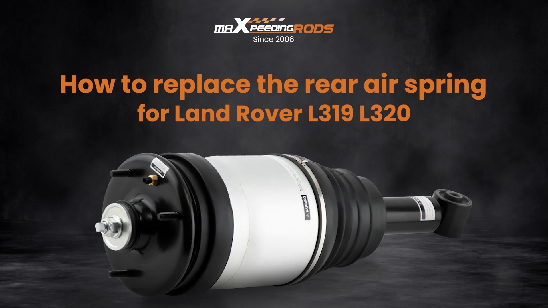 Air Suspension Spring Bag Strut Shock compatible for Land Rover LR3 Rear L / R #LR016402