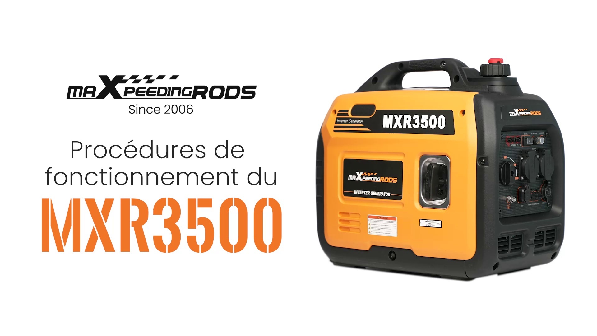 3,2kw Groupe Electrogene silencieux Inverter 4 Temps 230v Pour Chantier Camping