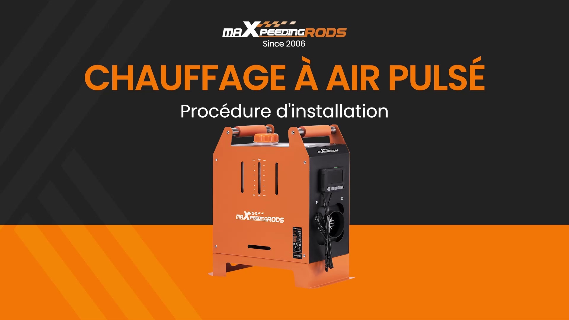 Chauffe-air diesel de 1-5KW avec commande mobile pour camping-cars, pour caravanes, pour remorques de voyage