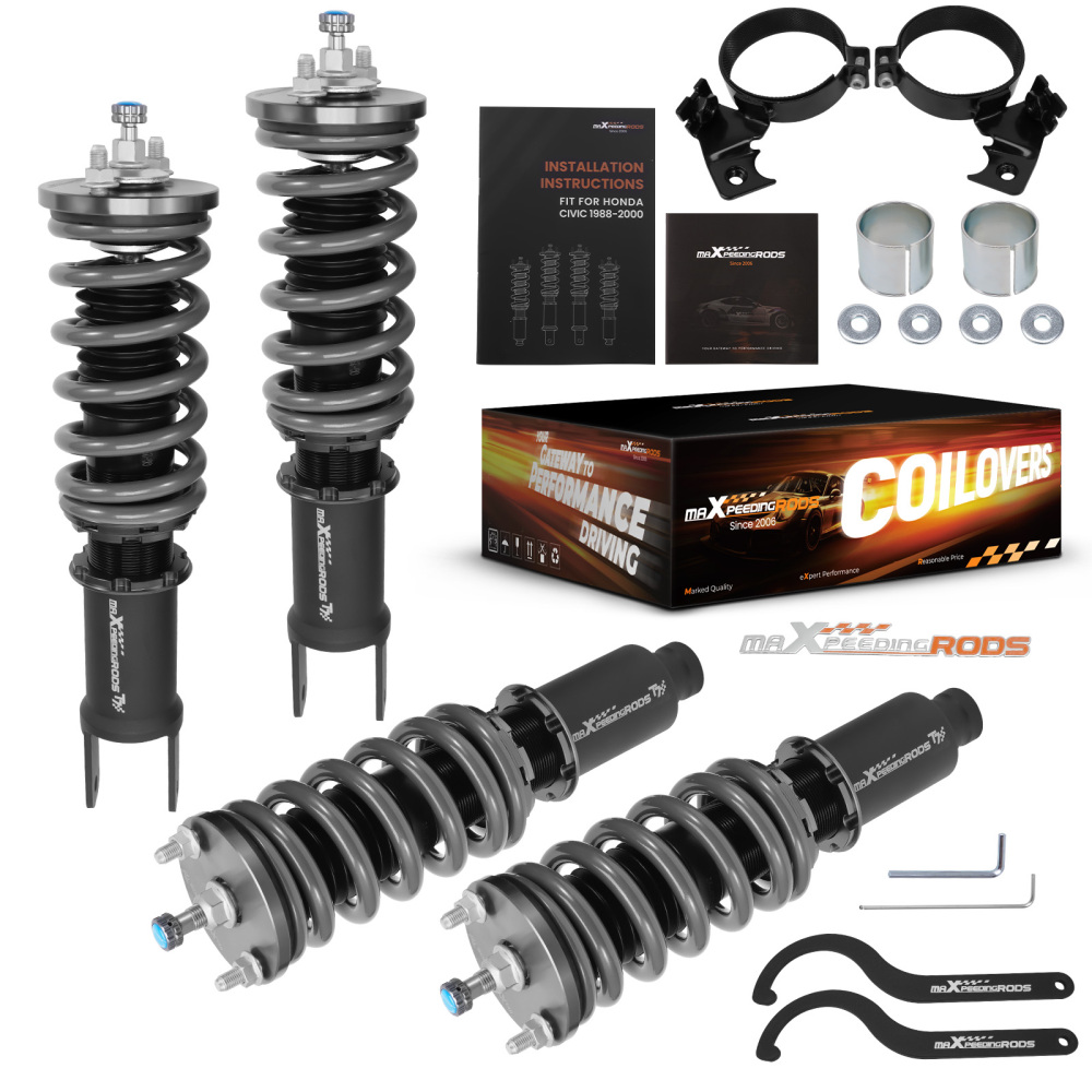 maXpeedingrods T7 upgrade Coilovers Compatible for Honda Civic 1988-2000 Rear Fork Type	