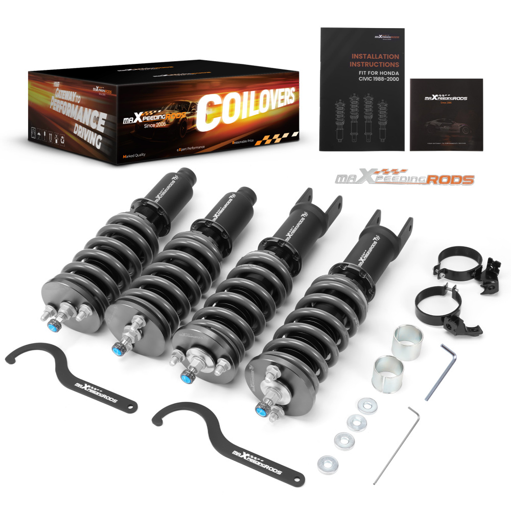 Compatible for Honda Integra 1993-2001 FWD maXpeedingrods T7 Upgrade Coilovers