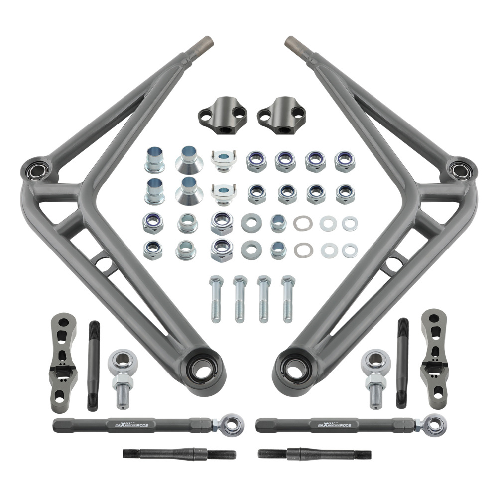 Compatible for BMW 3 Series E46 325Ci 2001-2005 Wide Angle Steering Kit Lower Control Arms maXpeedingrods