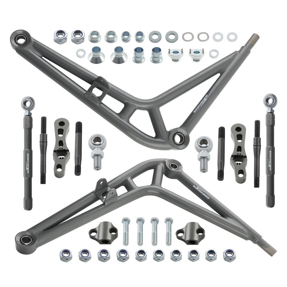 Compatible for BMW 3 Series E46 325xi 2001-2005 Wide Angle Steering Kit Lower Control Arms maXpeedingrods
