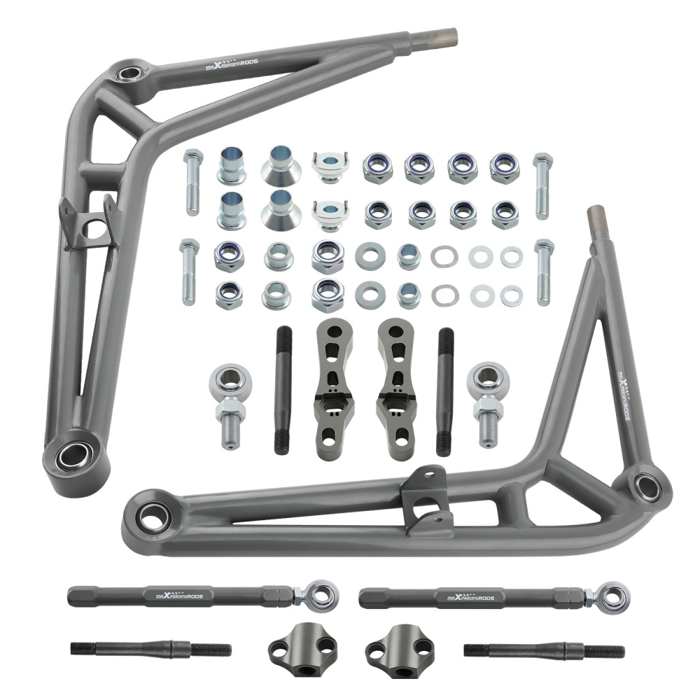 Compatible for BMW 3 Series E46 330xi 2001-2005 Wide Angle Steering Kit Lower Control Arms maXpeedingrods