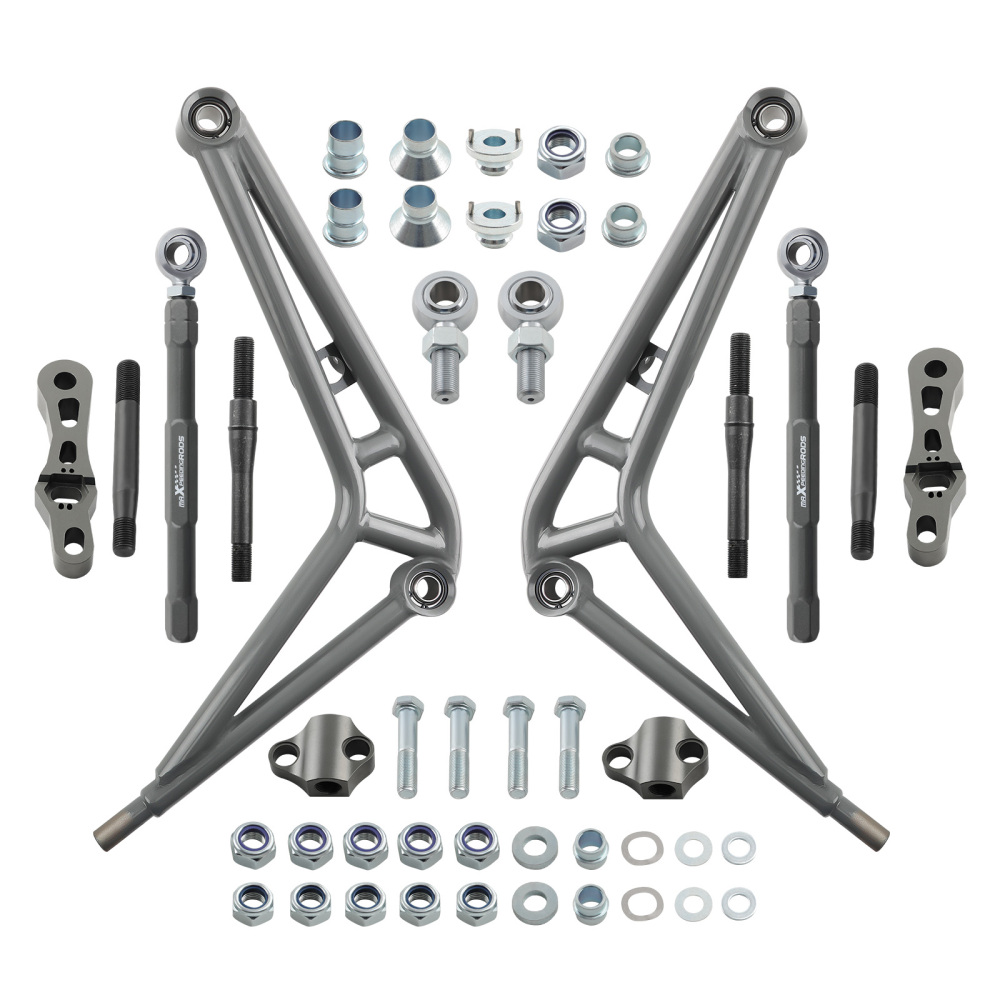 Compatible for BMW 3 Series E46 328i 1999-2000 Wide Angle Steering Kit Lower Control Arms maXpeedingrods