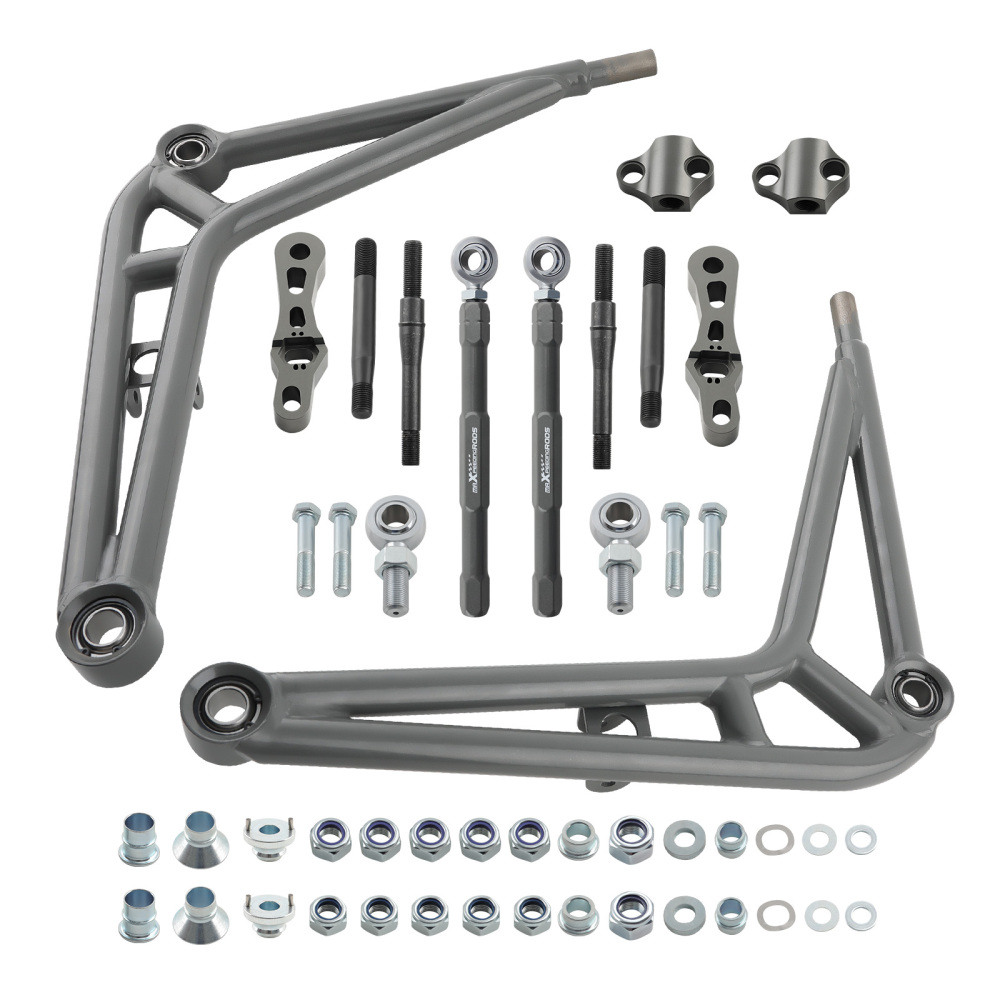 Compatible for BMW 3 Series E46 323is 1999 Wide Angle Steering Kit Lower Control Arms maXpeedingrods